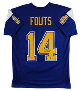 Dan Fouts Authentic Signed Blue Pro Style Jersey Autographed Tri Star #8021023