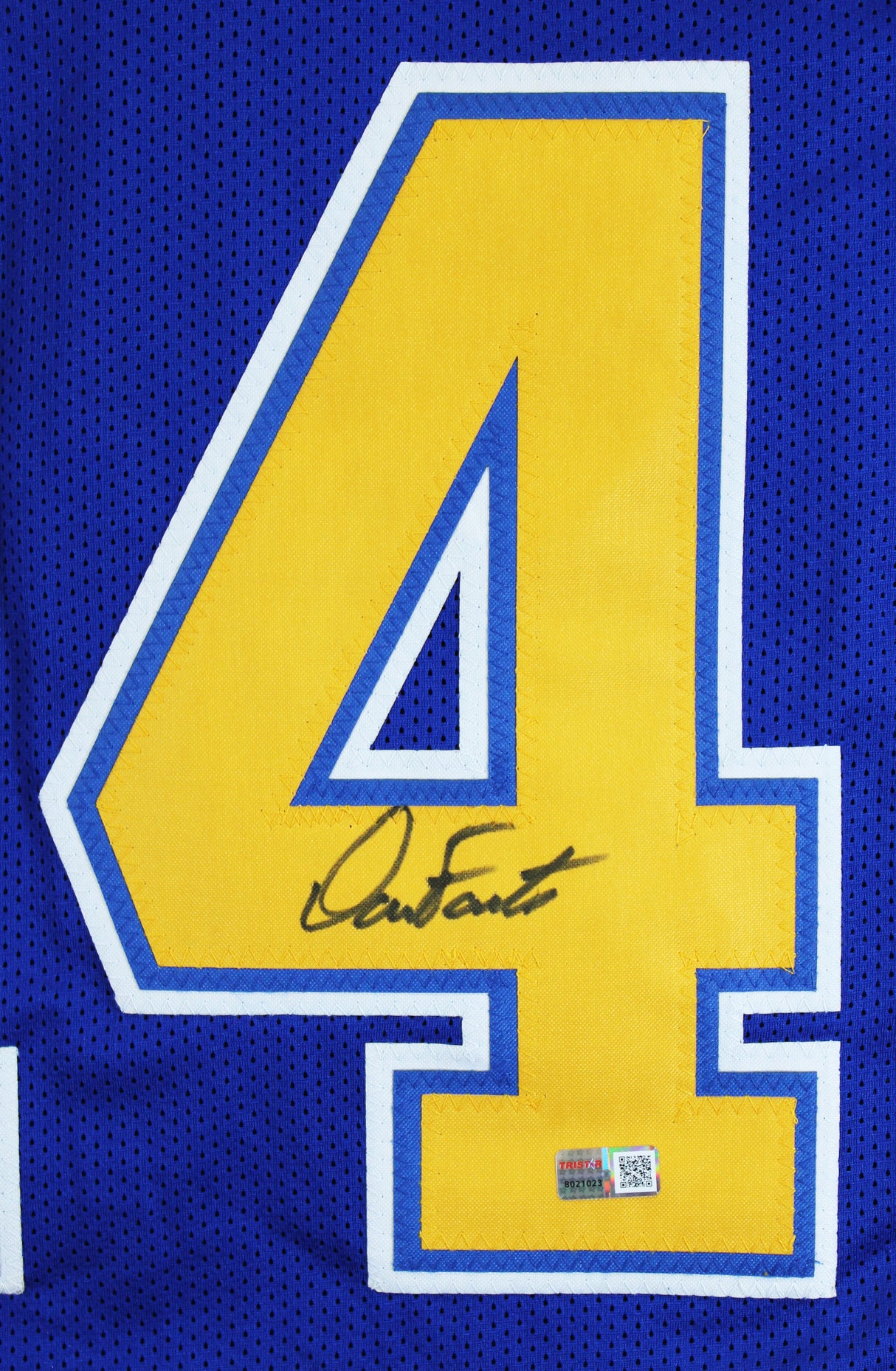 Dan Fouts Authentic Signed Blue Pro Style Jersey Autographed Tri Star #8021023