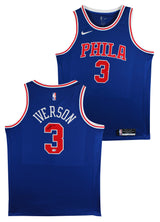 76ers Allen Iverson Signed Blue Nike Jordan Swingman Jersey JSA #CH57139