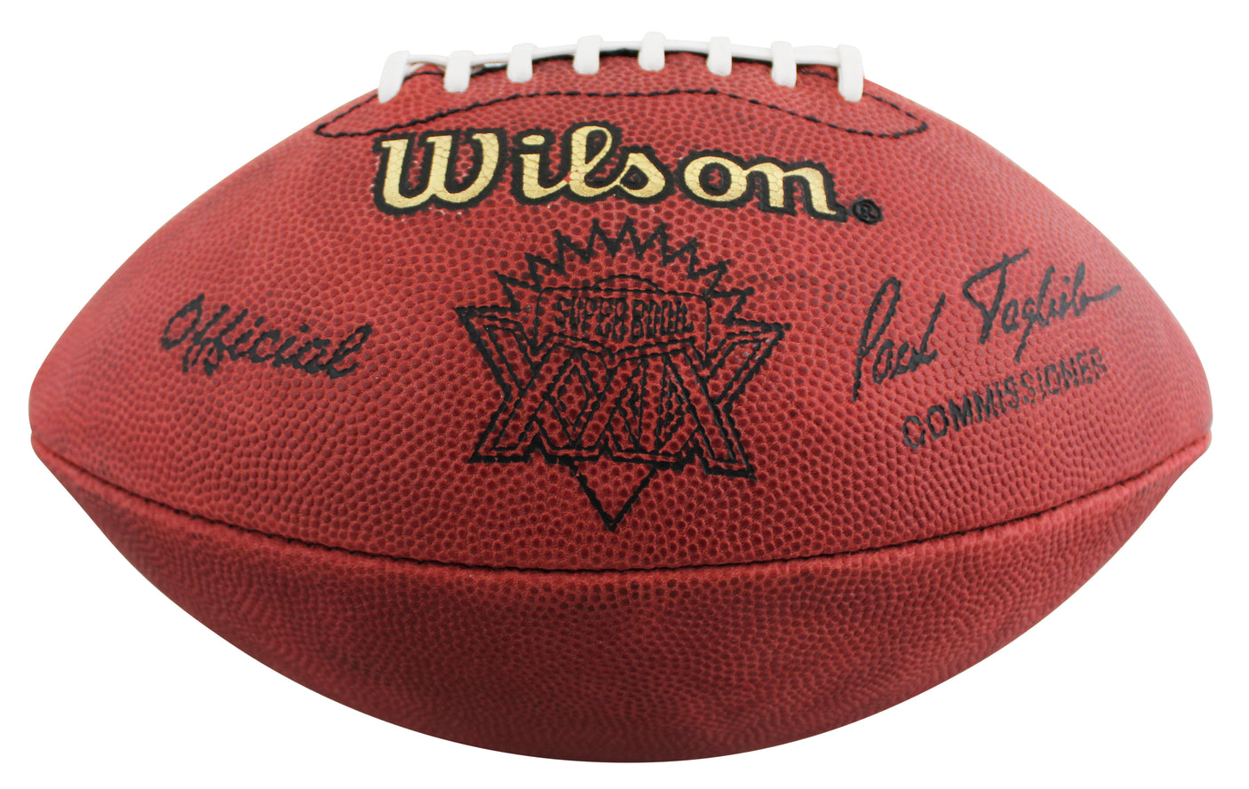 49ers Steve Young "MVP" Authentic Signed Wilson Official Football BAS #BV70234