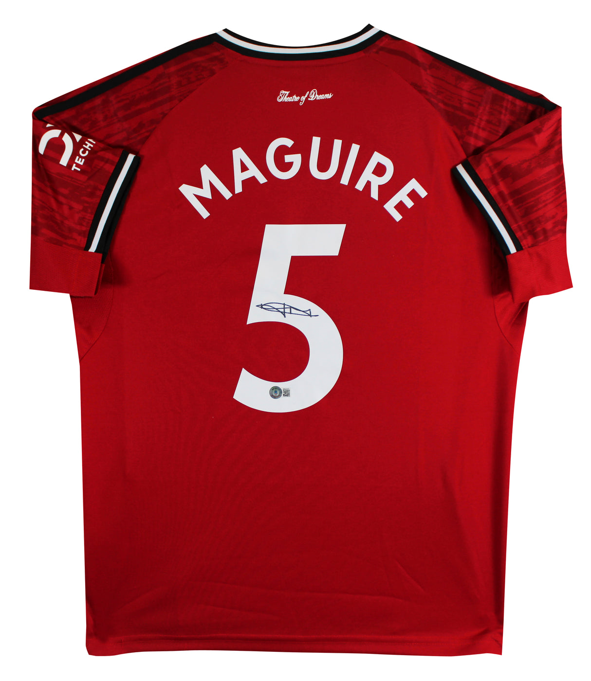 Manchester United Harry Maguire Authentic Signed Red Adidas Jersey BAS #BB94489