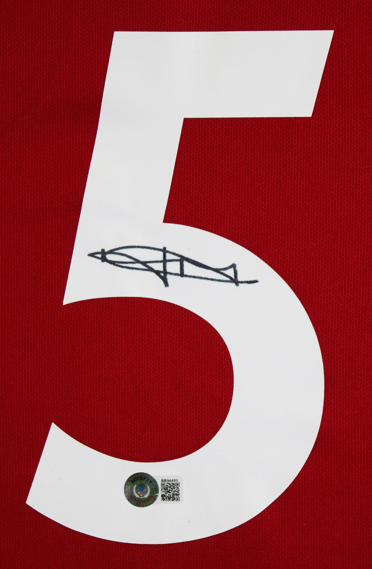 Manchester United Harry Maguire Authentic Signed Red Adidas Jersey BAS #BB94489