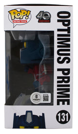 Michael Bay Transformers Signed Optimus Prime #131 Funko Pop Figure BAS #BT57784