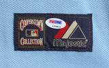 Brewers Robin Yount "HOF 99" Signed Blue Majestic CC Jersey PSA/DNA #L33415