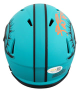 Dolphins Ricky Williams Signed Rave Speed Mini Helmet W/ Case JSA Witness