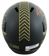 Dolphins Ricky Williams "SWE" Signed STS IV F/S Speed Rep Helmet W/ Case JSA Wit