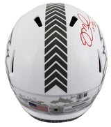 Buccaneers Mike Alstott "A-Train" Signed STS III F/S Speed Rep Helmet BAS Wit