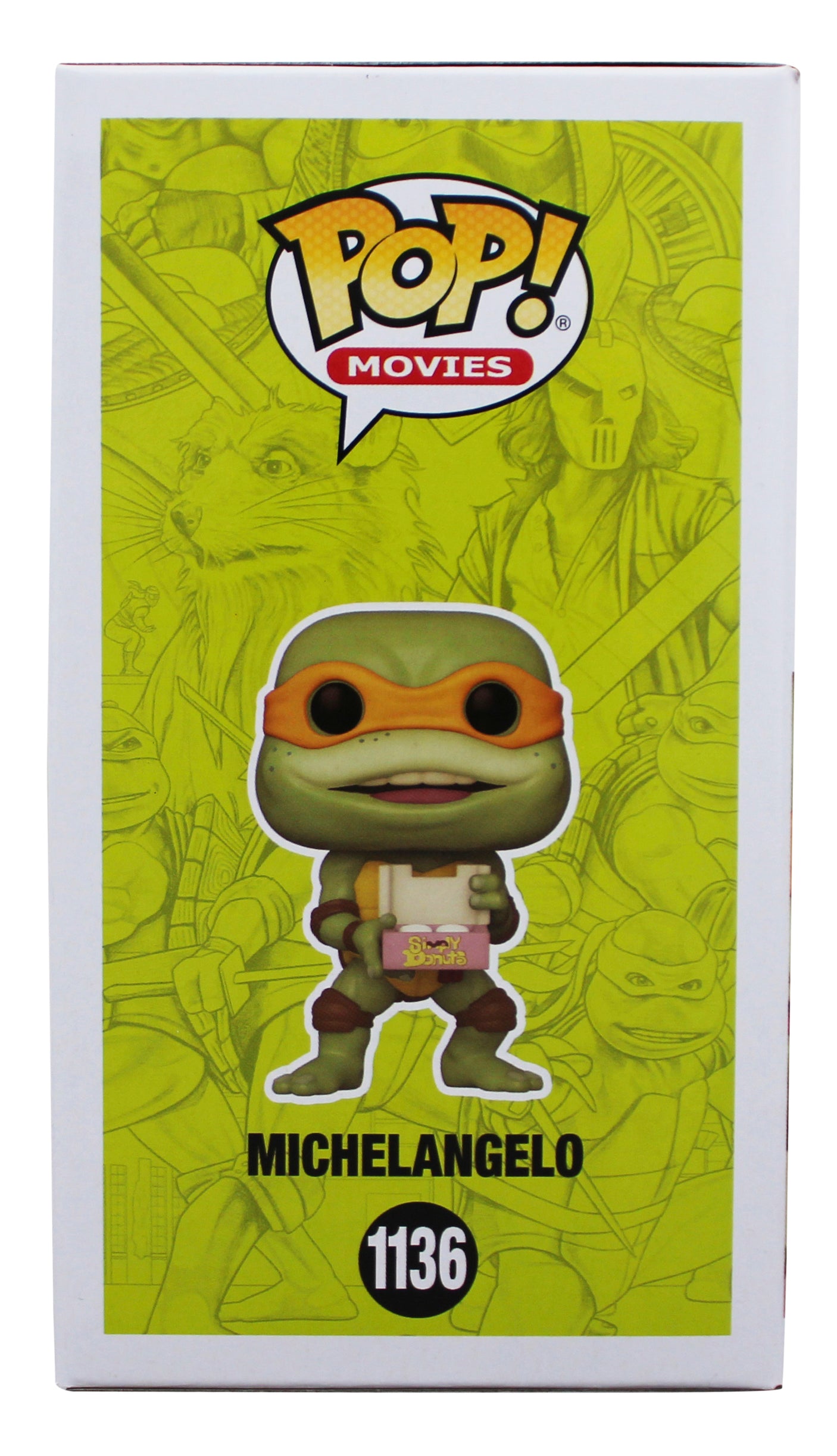 Kevin Eastman TMNT Signed Michelangelo #1136 Funko Pop Figure BAS #BT57769