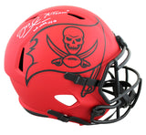 Buccaneers Mike Alstott "A-Train" Signed Rave Full Size Speed Rep Helmet BAS Wit