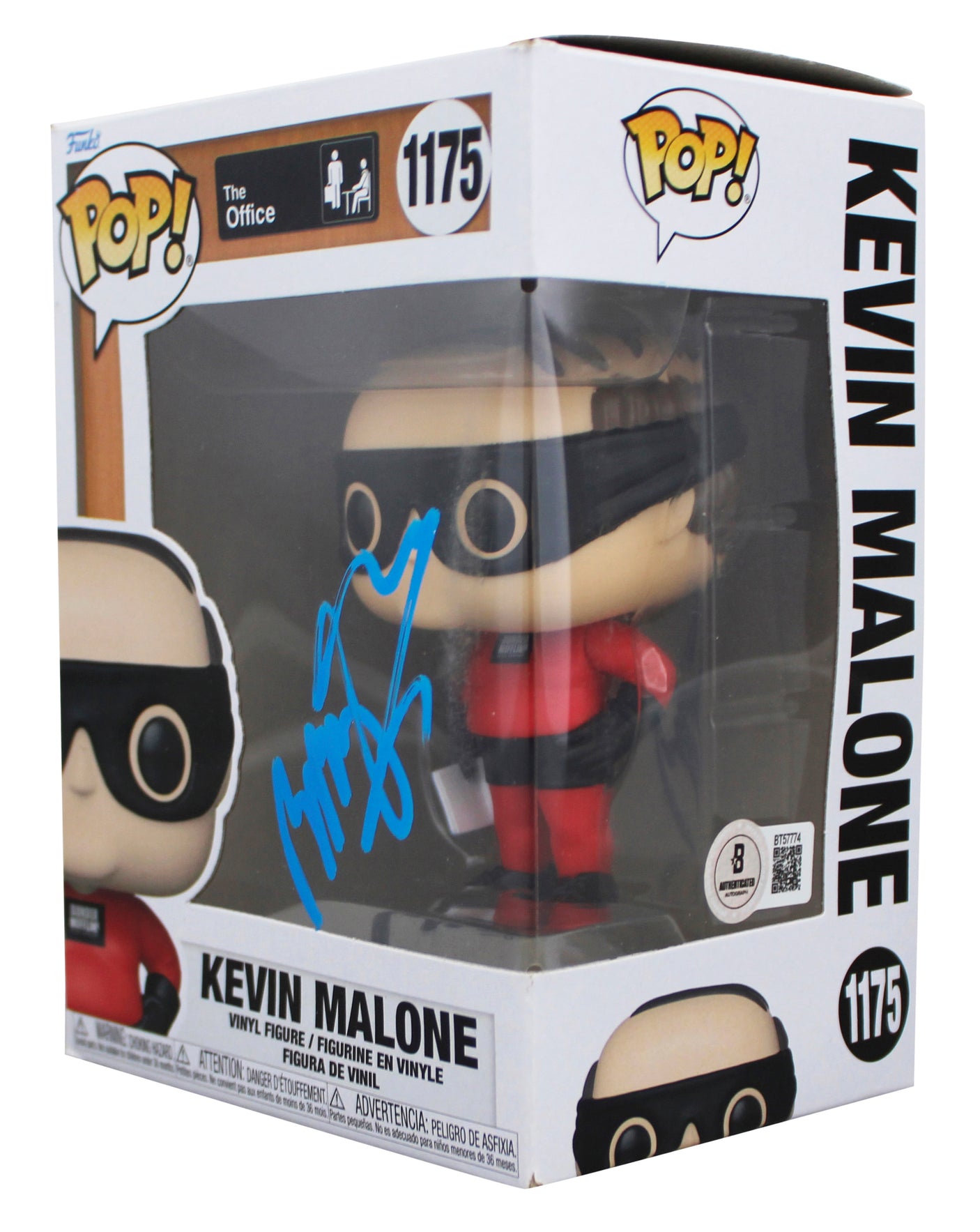 Brian Baumgartner The Office Signed Kevin #1175 Funko Pop Figure BAS #BT57774