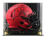 Buccaneers Mike Alstott "A-Train" Signed Rave F/S Speed Rep Helmet W/ Case BAS W