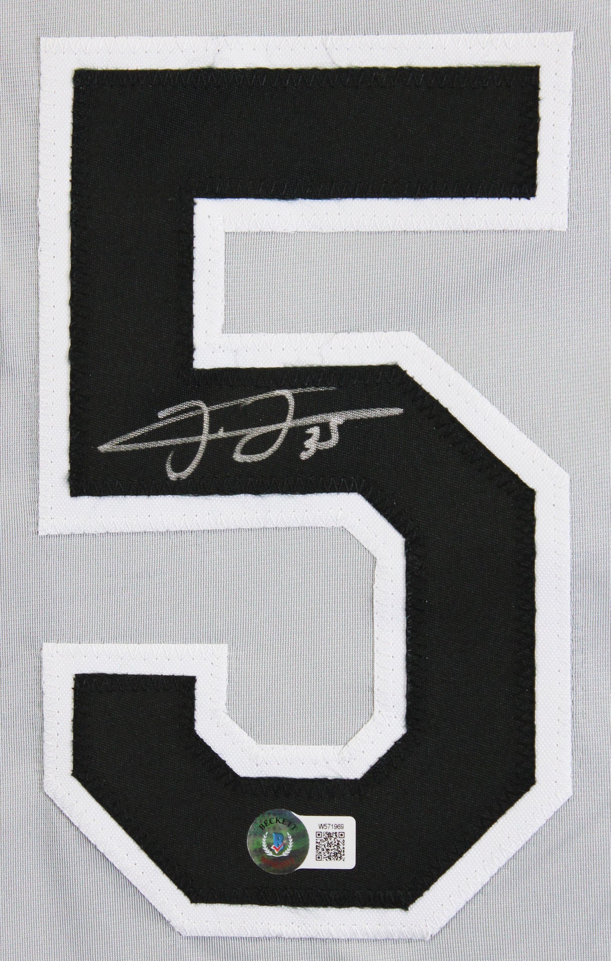 Frank Thomas Authentic Signed Grey Pro Style Jersey Autographed BAS Witnessed 2