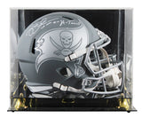 Buccaneers Mike Alstott "A-Train" Signed Slate F/S Speed Rep Helmet W/ Case BAS