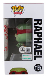 Kevin Eastman TMNT Signed Raphael #1135 Funko Pop Figure w/ Sketch BAS #BT57768