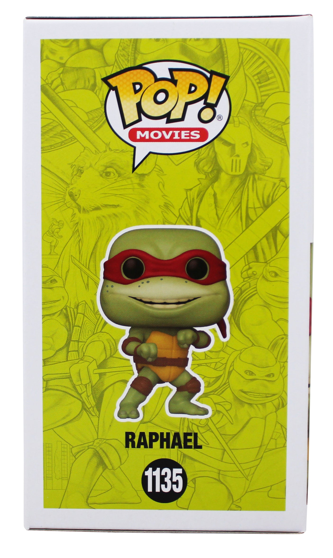 Kevin Eastman TMNT Signed Raphael #1135 Funko Pop Figure w/ Sketch BAS #BT57768