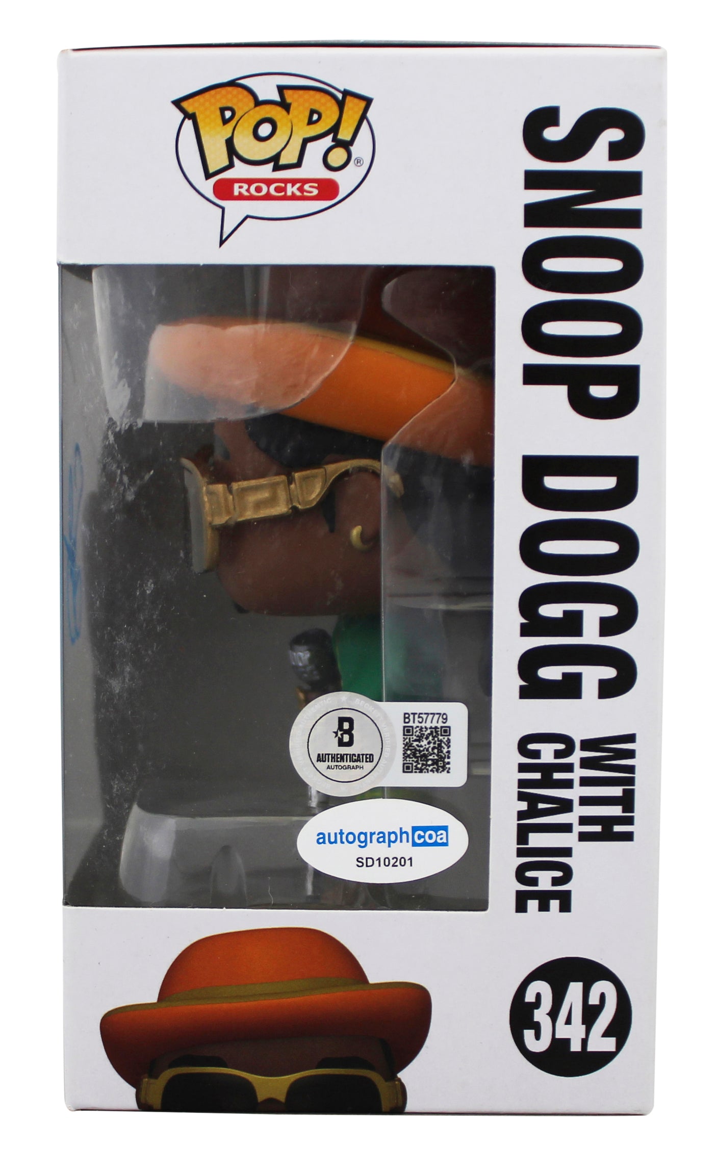 Snoop Dogg Signed Snoop Dogg With Chalice #342 Funko Pop Figure BAS #BT57779