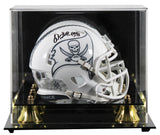 Buccaneers Warren Sapp "HOF 13" Signed STS III Speed Mini Helmet W/ Case BAS Wit
