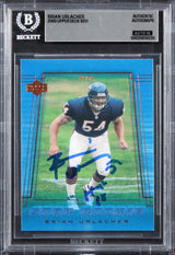 Brian Urlacher "HOF 18" Signed 2000 Upper Deck #251 RC Card Auto 10! BAS Slabbed