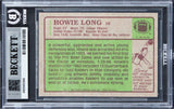 Raiders Howie Long "HOF 00" Signed 1984 Topps #111 RC Card Auto 10! BAS Slabbed