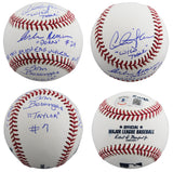 Major League (3) Sheen, Berenger & Bernsen w/ Insc Signed Oml Baseball BAS Wit 1