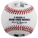 Major League (3) Sheen, Berenger & Bernsen Signed Oml Baseball W/ Case BAS Wit 1