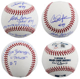 Major League (3) Sheen, Berenger & Bernsen w/ Insc Signed Oml Baseball BAS Wit 2