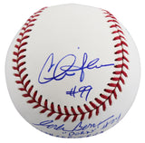 Major League (3) Sheen, Berenger & Bernsen Signed Oml Baseball W/ Case BAS Wit 2