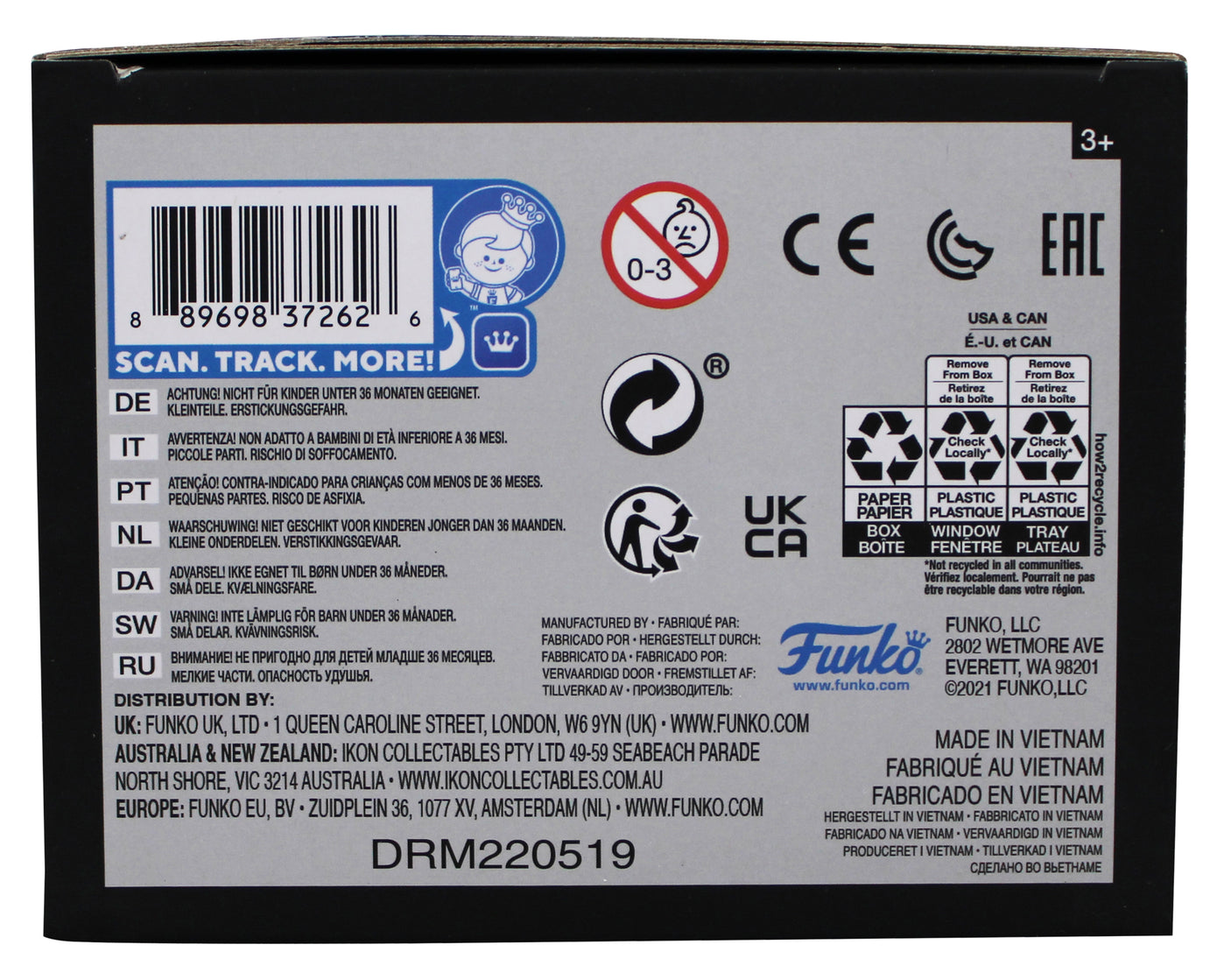 George Clooney Authentic Signed Batman #314 Funko Pop Vinyl Figure BAS #BT57758