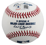 Major League (3) Sheen, Berenger & Bernsen Signed Oml Baseball W/ Case BAS Wit 2