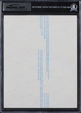 Braves Hank Aaron Authentic Signed 8x10 Photo Autographed BAS Slabbed