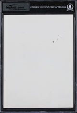 Mickey Mantle & Joe Namath Authentic Signed 8x10 Photo Autographed BAS Slabbed