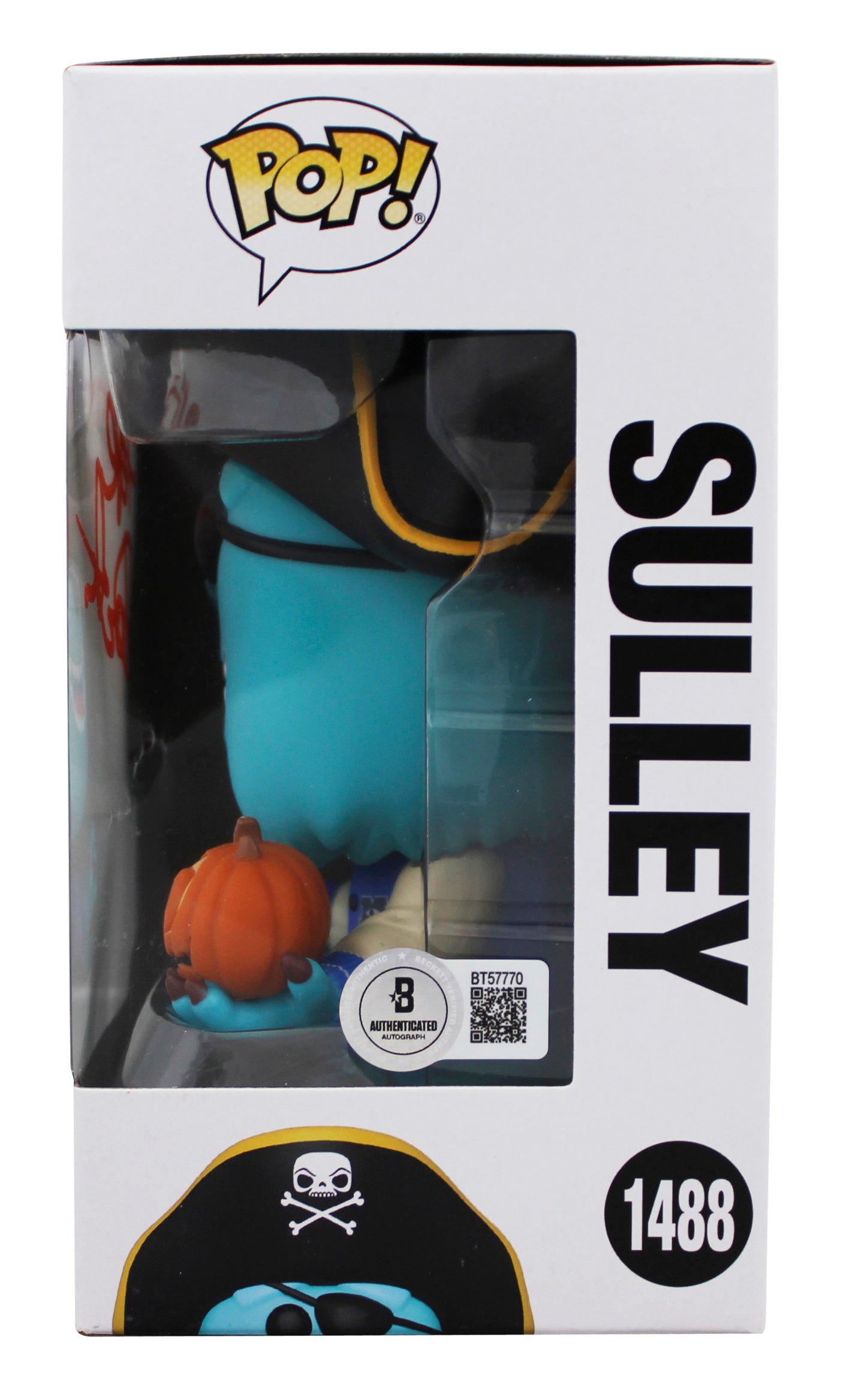 Peter Docter Monsters Signed Sulley #1488 Funko Pop Vinyl Figure BAS #BT57770