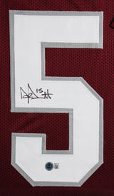 Mississippi State Dak Prescott Signed Maroon Pro Style Framed Jersey BAS Witness