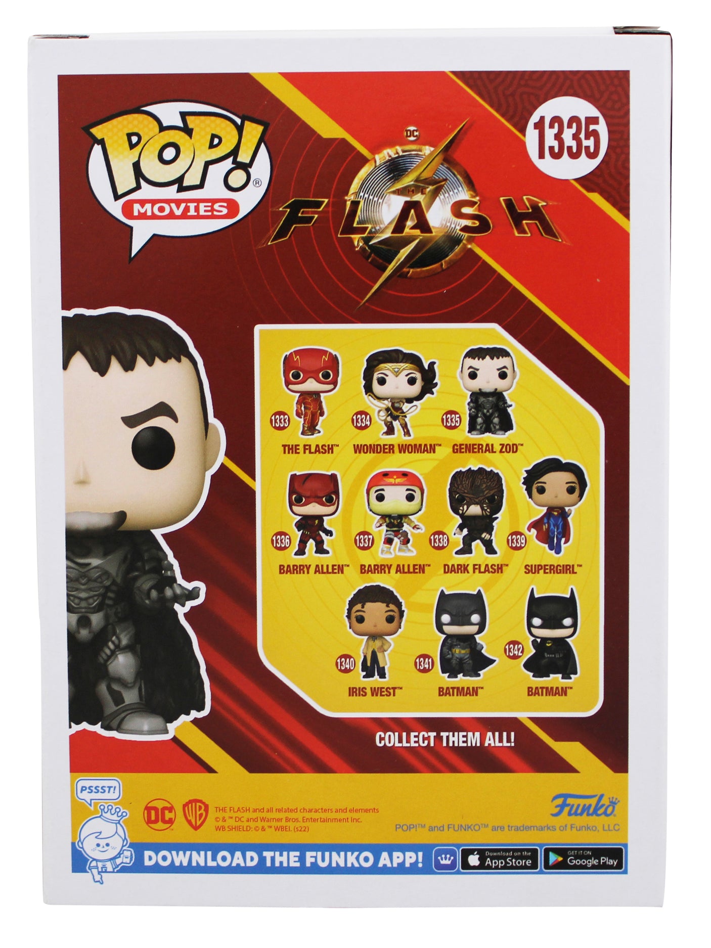 Michael Shannon The Flash Signed General Zod #1335 Funko Pop Figure BAS #BT57761