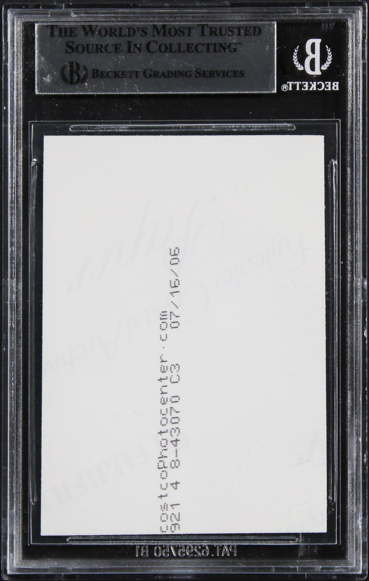 Terry McGovern Star Wars Authentic Signed Custom Trading Card BAS Slabbed