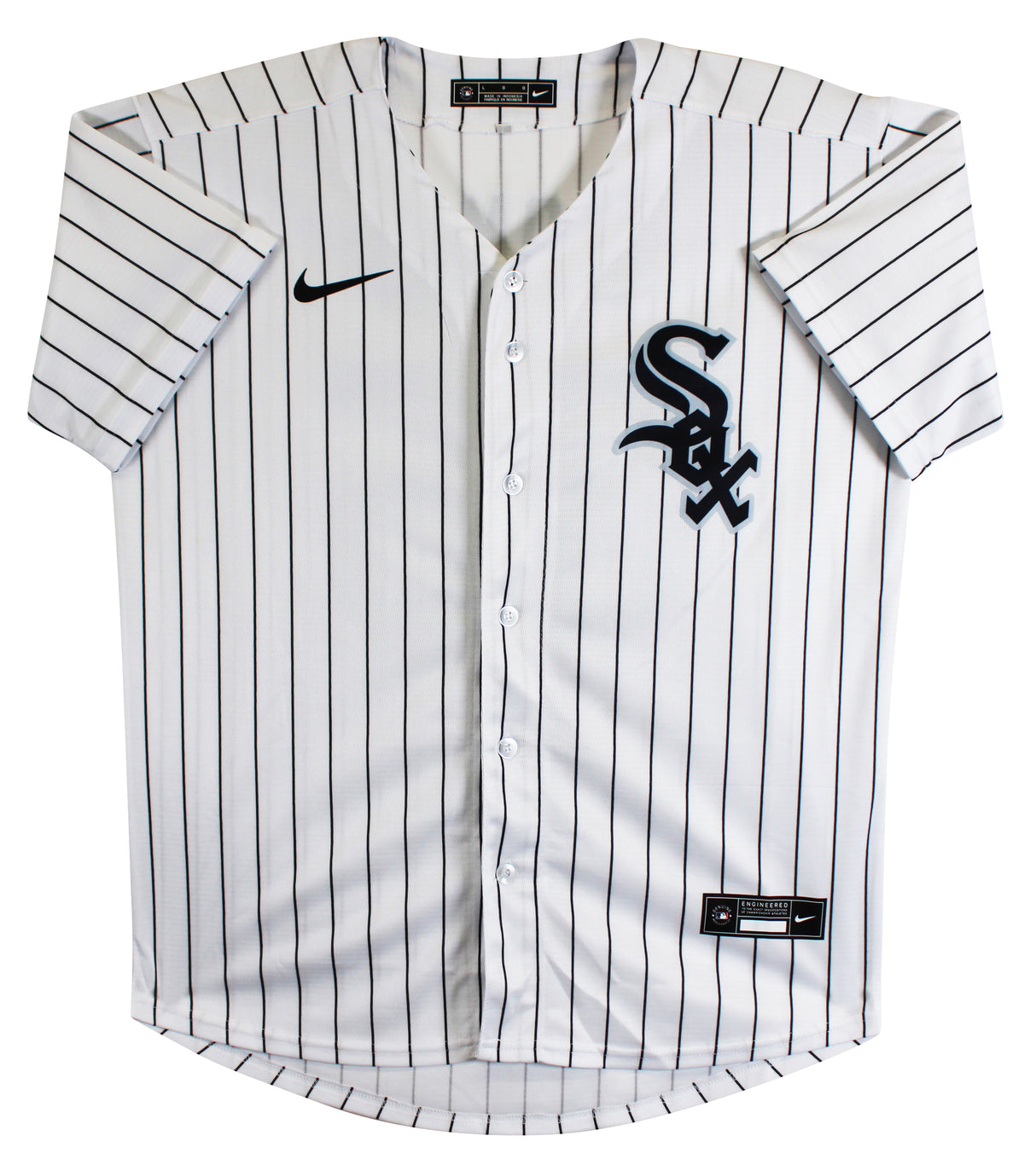 White Sox Frank Thomas Signed White Pinstripe Nike Jersey JSA #WB678232