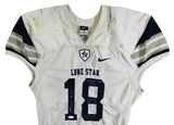 Marvin Mims "3x Insc" Signed Game Used LSHS White Nike Authentic Jersey JSA Wit