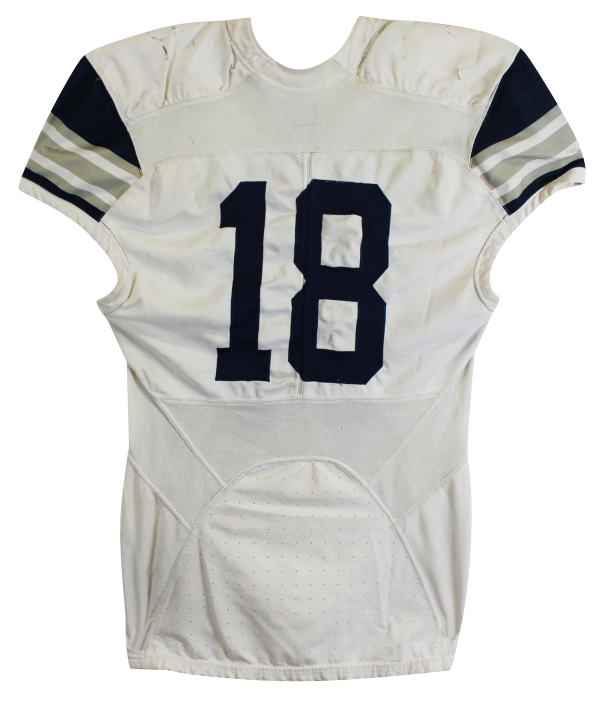 Marvin Mims "3x Insc" Signed Game Used LSHS White Nike Authentic Jersey JSA Wit
