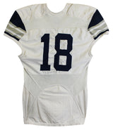Marvin Mims "3x Insc" Signed Game Used LSHS White Nike Authentic Jersey JSA Wit
