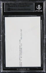 Jack McKenzie Star Wars Authentic Signed Custom Trading Card BAS Slabbed