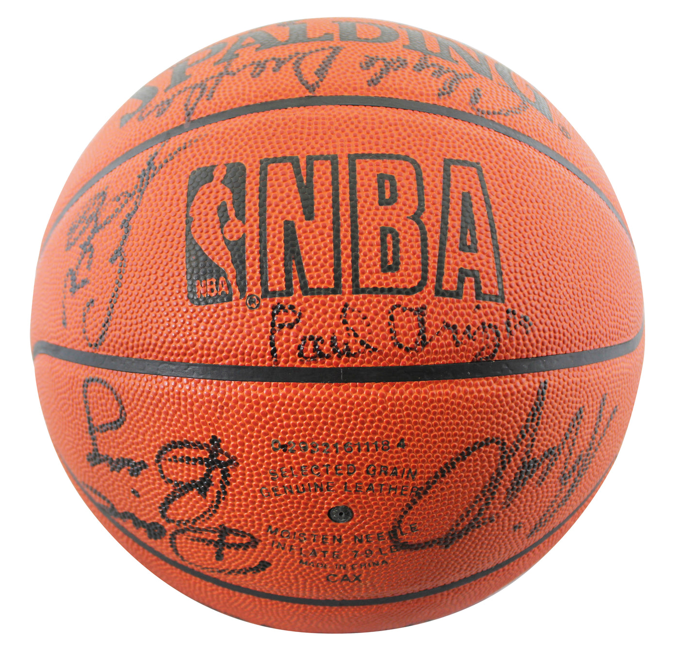 NBA 50 (13) Havelicek, Johnson, Bird, O'Neal Signed NBA Basketball BAS #AE13451