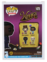 Paterson Joseph Wonka Signed Slugworth #1478 Funko Pop Vinyl Figure BAS #BT57790