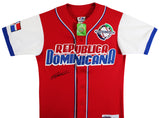 Dominican Republic Vladimir Guerrero Jr. Signed Red Majestic All Star Jersey BAS