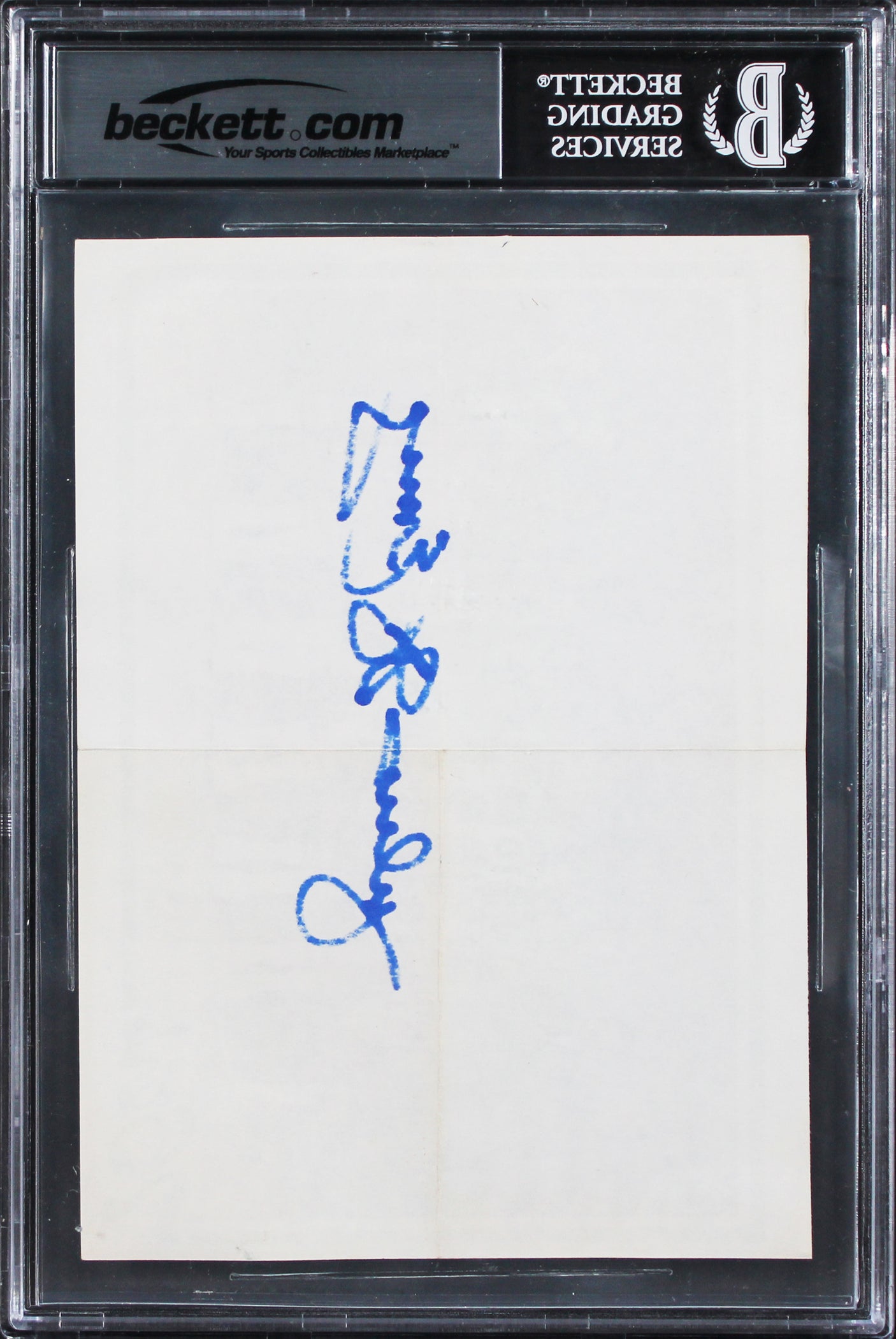 76ers Julius Erving Signed 1980 Topps Team Posters #12 Card Auto 10! BAS Slabbed