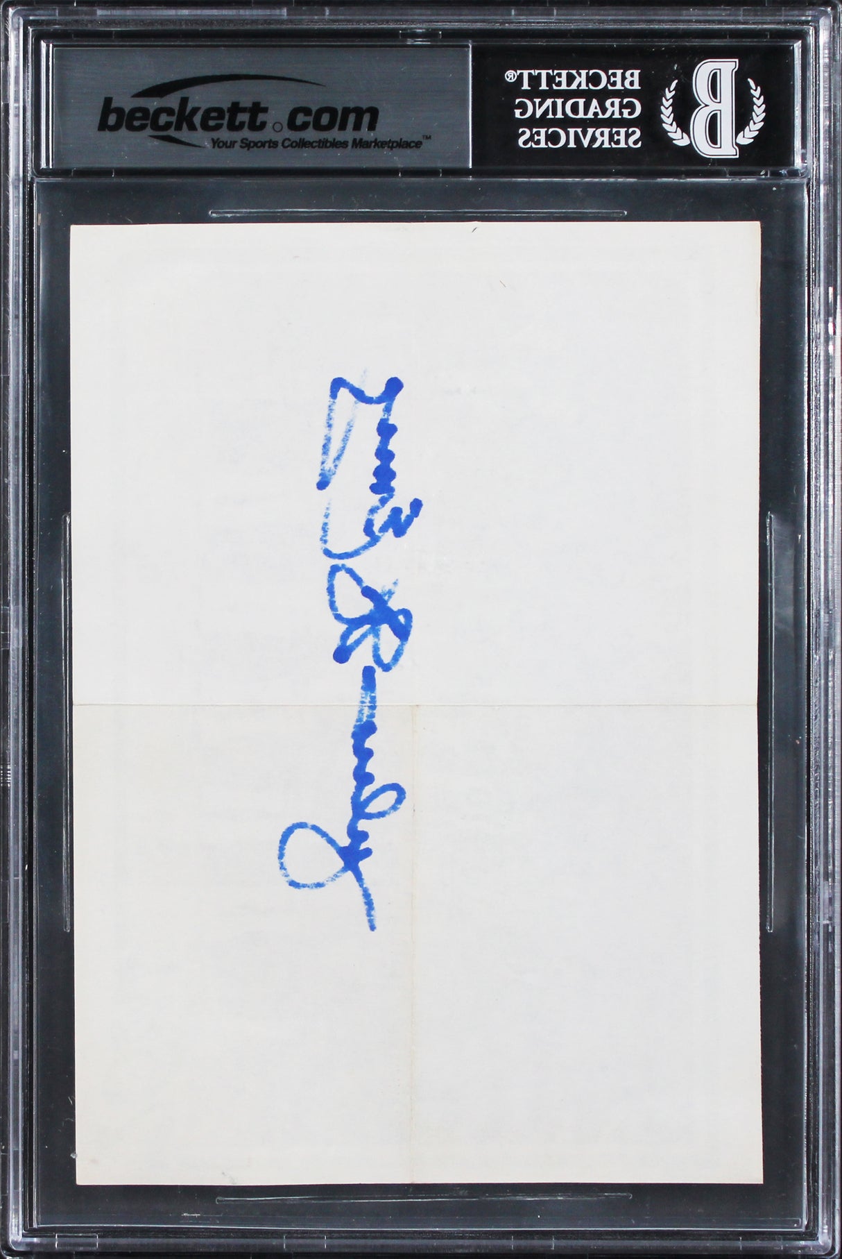 76ers Julius Erving Signed 1980 Topps Team Posters #12 Card Auto 10! BAS Slabbed