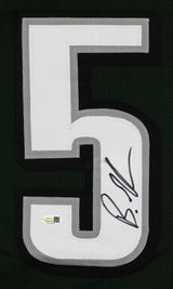 Brandon Graham Authentic Signed Green Pro Style Jersey JSA Witness #WC150643
