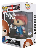Ed Gale Child's Play 2 Signed Chucky #56 Funko Pop Figure PSA/DNA Itp #1C89652