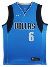 Mavericks Kristaps Porzingis Signed Blue Nike Swingman Jersey BAS #T09830