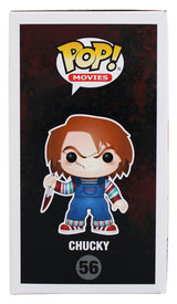 Ed Gale Child's Play 2 Signed Chucky #56 Funko Pop Figure PSA/DNA Itp #1C89652