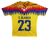 Club America Cuauhtemoc Blanco Signed Yellow Adidas Jersey JSA #WB665597